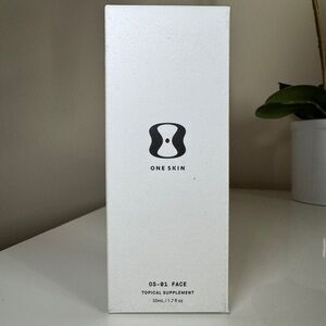 One Skin OS-01 FACE MOISTURIZER Topical Supplement 50ml / 1.7 fl Oz NEW